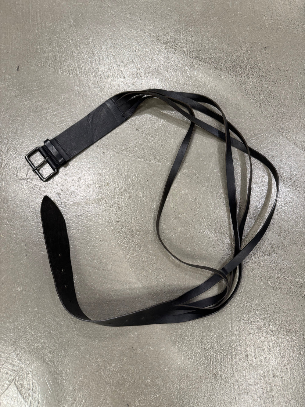2000s Ann Demeulemeester leather belt