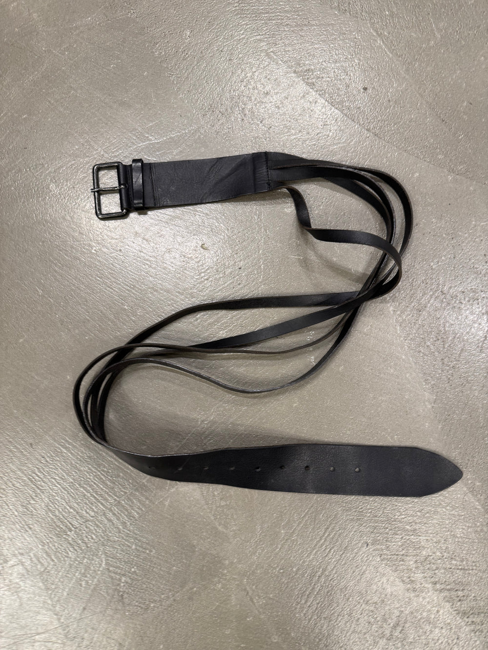 2000s Ann Demeulemeester leather belt