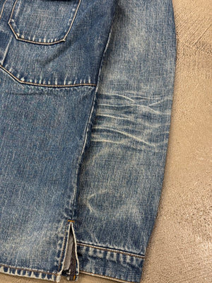 A/W2002 Dior by Hedi Slimane faded denim jacket