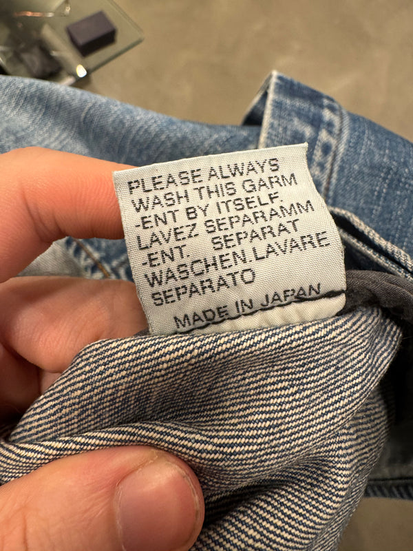 A/W2002 Dior by Hedi Slimane faded denim jacket