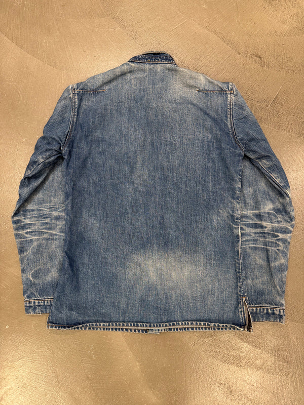 A/W2002 Dior by Hedi Slimane faded denim jacket