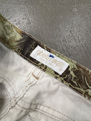 2000s Roberto Cavalli asian embellished pants