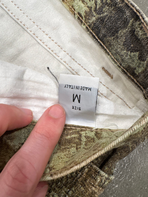 2000s Roberto Cavalli asian embellished pants