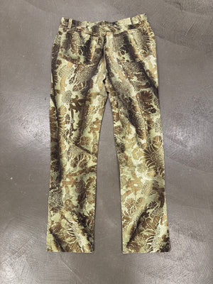 2000s Roberto Cavalli asian embellished pants