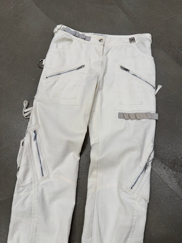 S/S 2003 Christian Dior by John Galliano lace-up bondage cargo pants