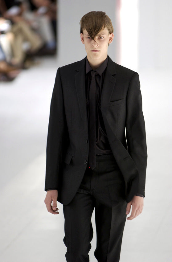 S/S2002 Dior by Hedi Slimane tailored coated blazer