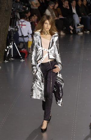 S/S2003 Dolce & Gabbana runway zipped distressed denim pants