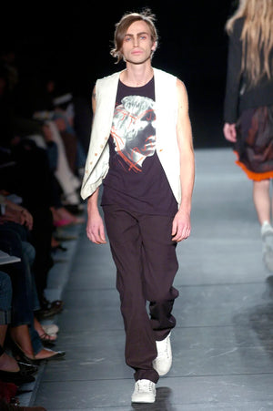 S/S2005 Ann Demeulemeester graphic tank top