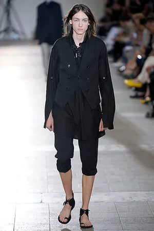 S/S2009 Ann Demeulemeester runway double breasted bondage vest