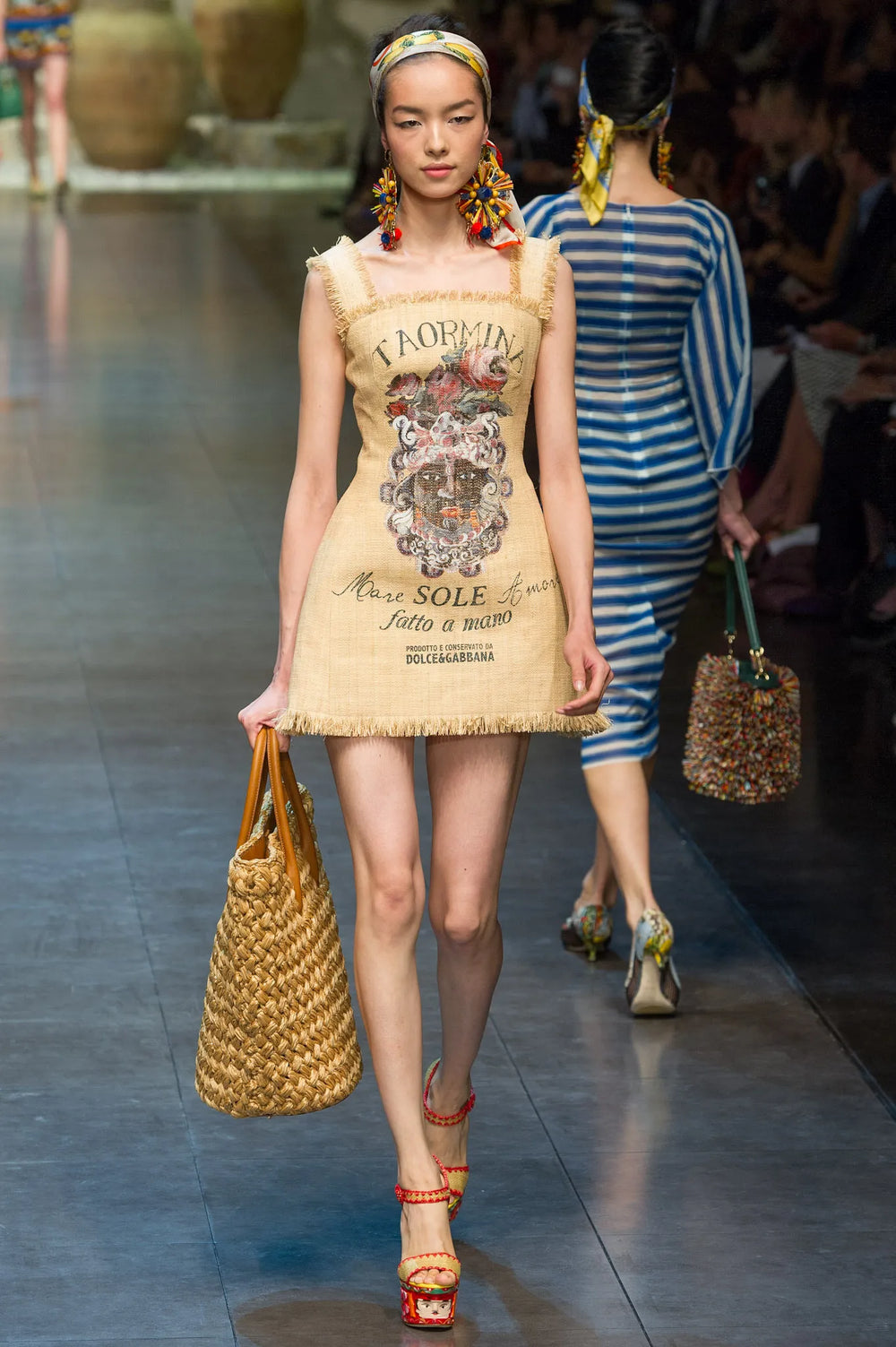 S/S2013 Dolce & Gabbana runway Taormina materiale top