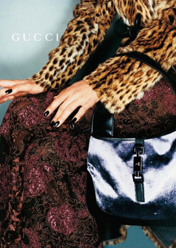 F/W1999 Gucci by Tom Ford velvet Jackie bag