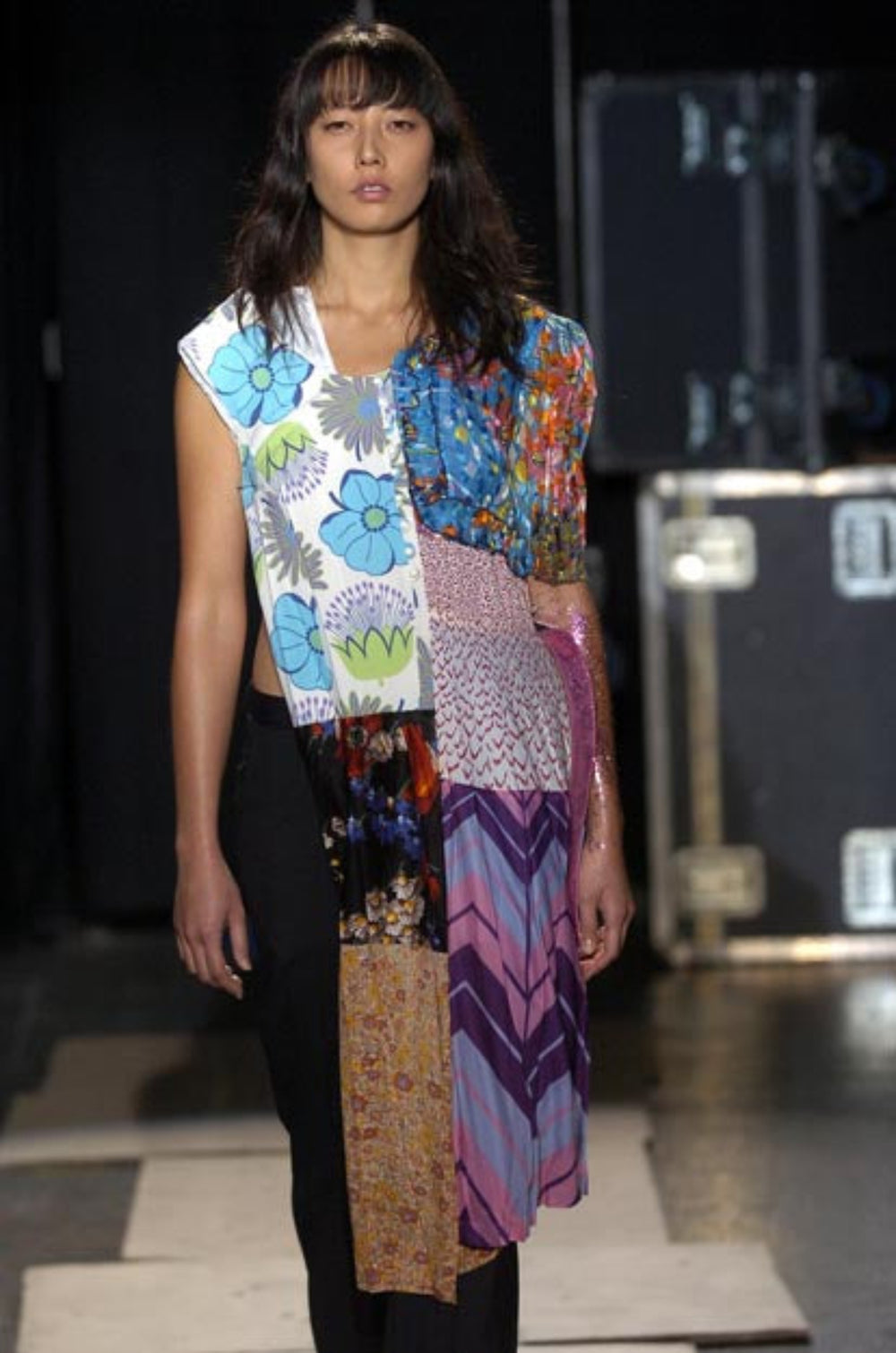 S/S2005 Maison Margiela artisanal runway patchwork dress