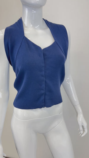 A/W 2007 Maison Margiela deconstructed faux sleeves scarf cardigan top