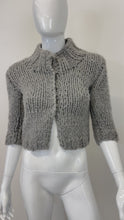 Load and play video in Gallery viewer, F/W 1999 Dolce &amp; Gabbana doll wardrobe cropped knit cardigan top
