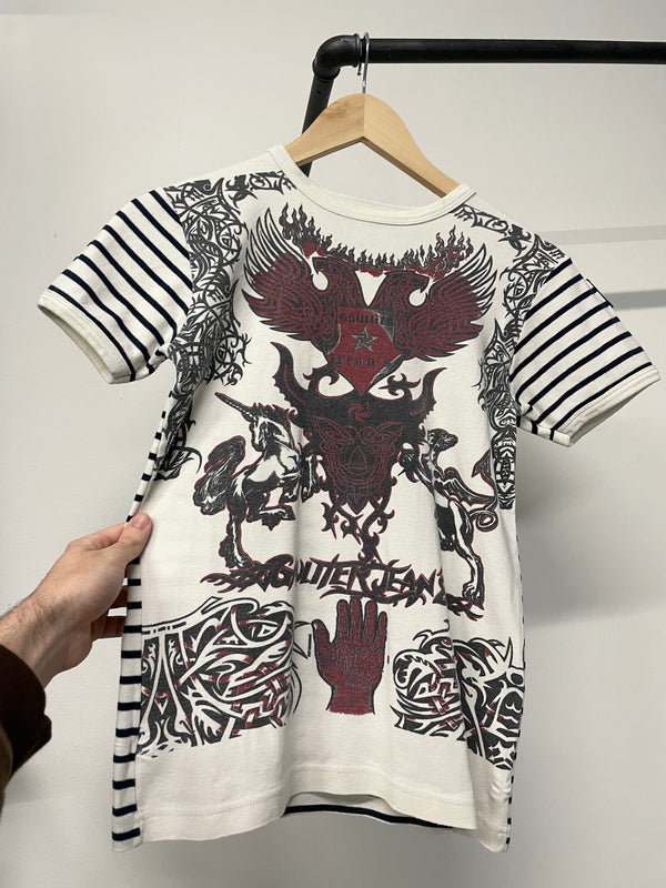 1990s Jean Paul Gaultier tattoo t-shirt