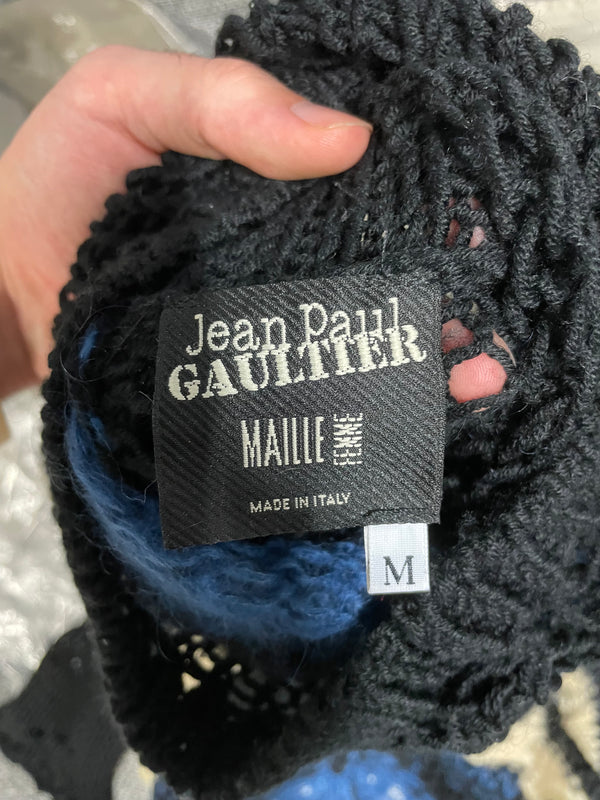 AW2007 Jean Paul Gaultier crochet knit with mask