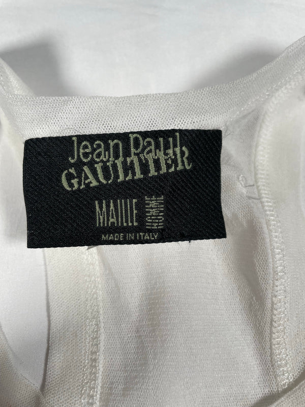 SS2002 Jean Paul Gaultier eye patchwork top
