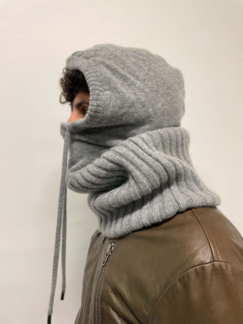 AW08 Dolce & Gabbana Balaclava runway hood scarf
