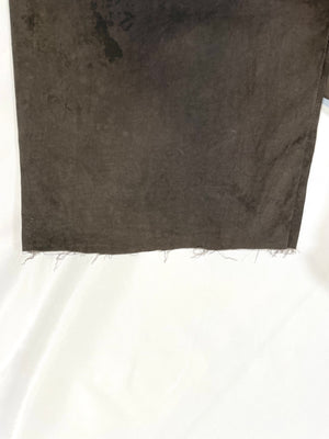 2000s Rick Owens dust grey creatch cargo pants