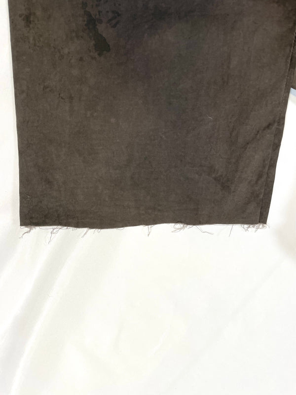2000s Rick Owens dust grey creatch cargo pants