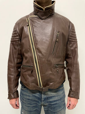 1990s Emporio Armani biker leather jacket