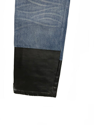 SS2003 Helmut Lang rubber tape denim