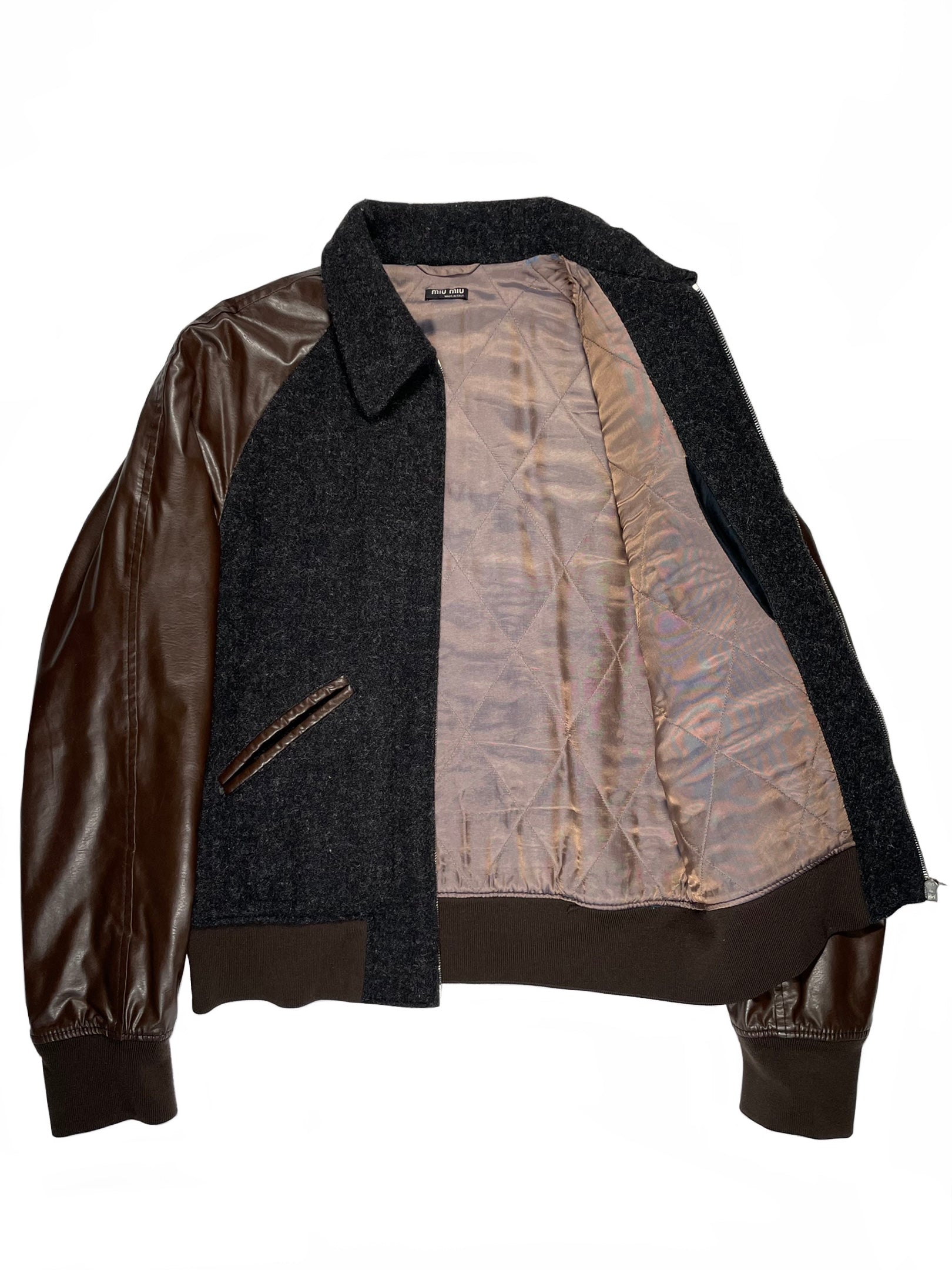 Miu Miu wool-blend Jacket | White | FARFETCH