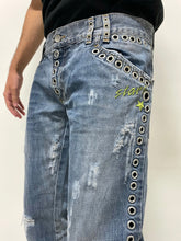 Load image into Gallery viewer, 2000s Dolce &amp; Gabbana eyelet studded pants

