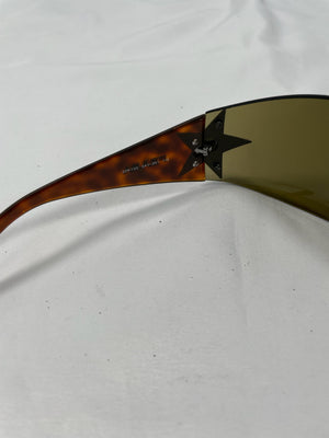 2000’s Prada shield star sunglasses