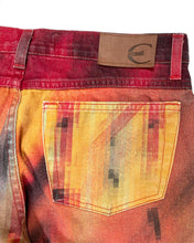 Load image into Gallery viewer, 2001 Roberto Cavalli Desi lava pixel jeans
