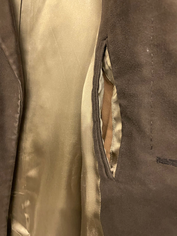 AW1996 Helmut Lang double breasted moleskin coat