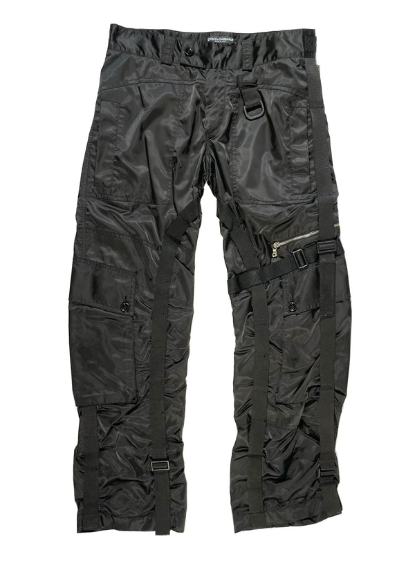 AW2003 Dolce & Gabbana  Nylon Bondage Pants