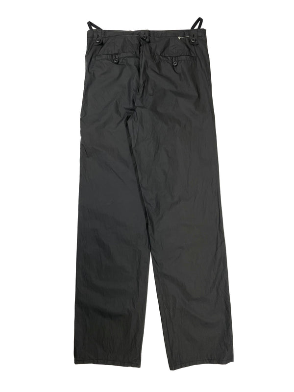 1990s Helmut Lang polyamide paper pants