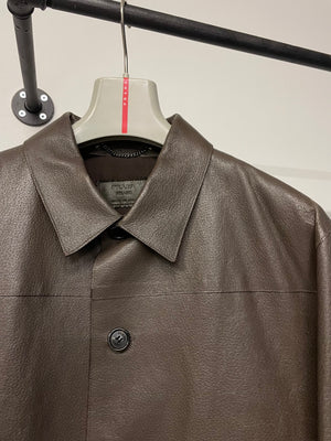 2010s Prada leather jacket