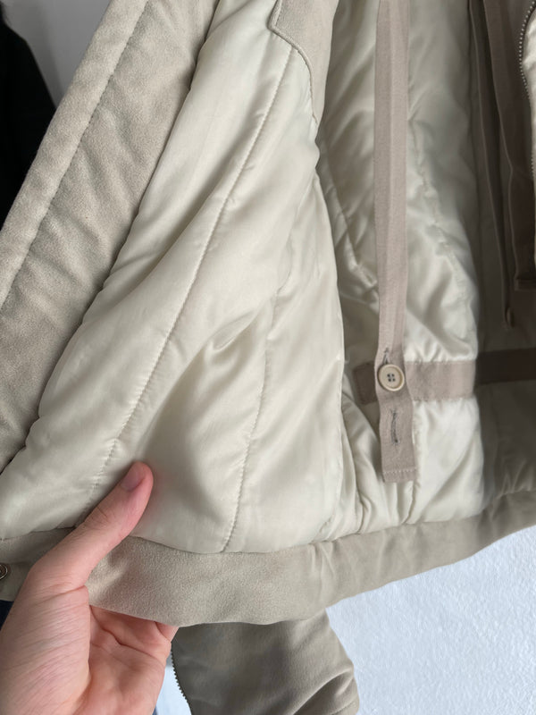 Aw1999 Helmut Lang “Séance the travail” moleskin Astro biker jacket