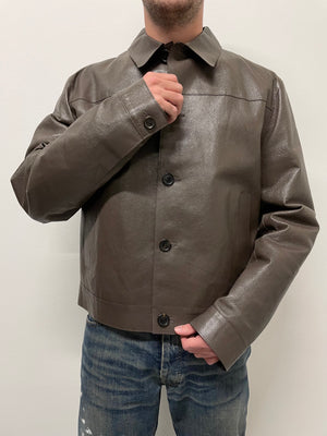 2010s Prada leather jacket