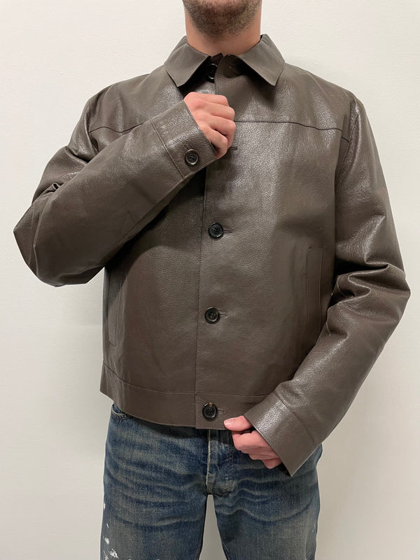 2010s Prada leather jacket