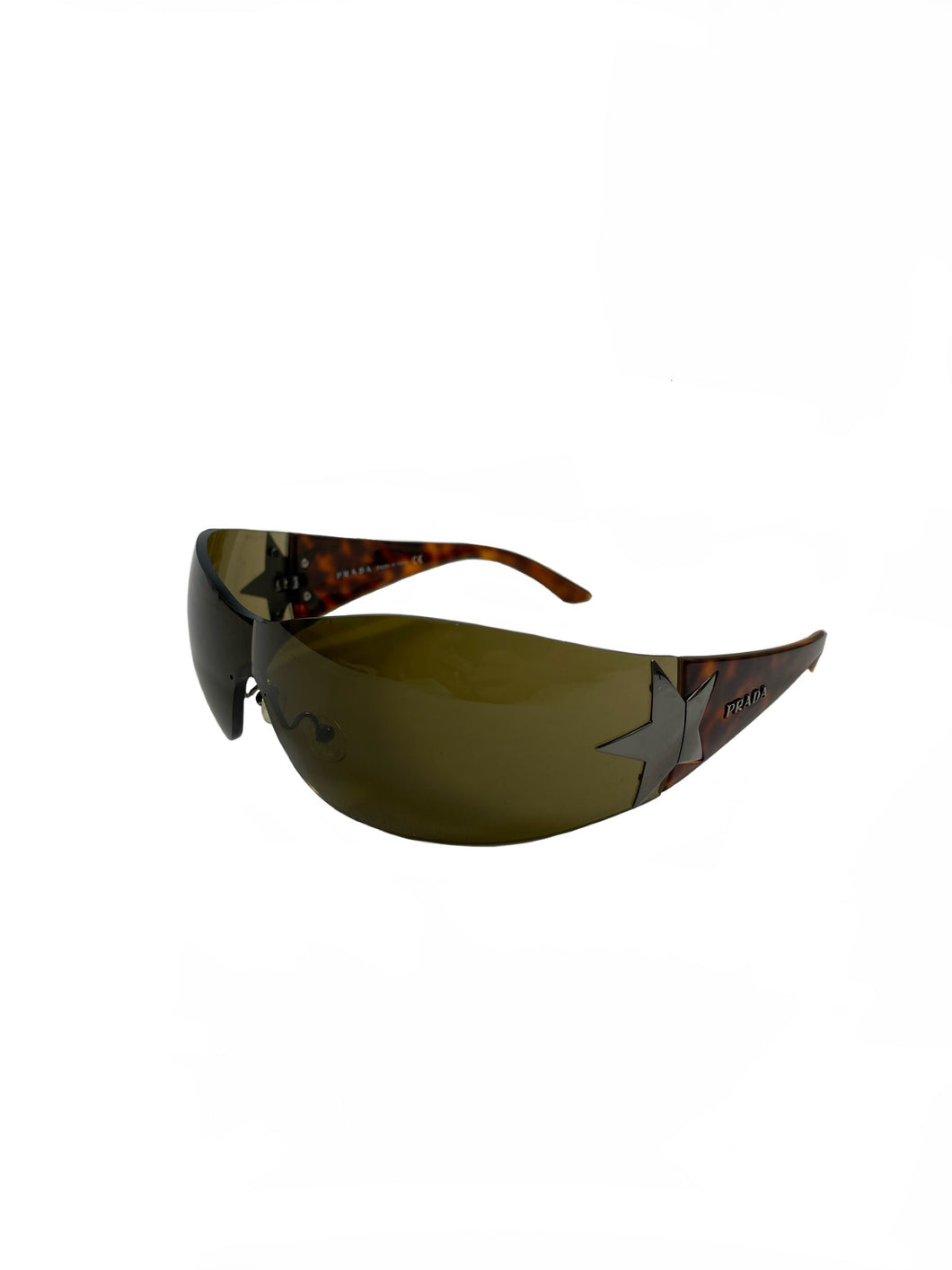 2000’s Prada shield star sunglasses