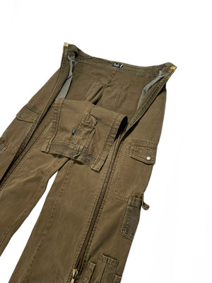 2000’s Dolce & Gabbana full zipper cargo pants