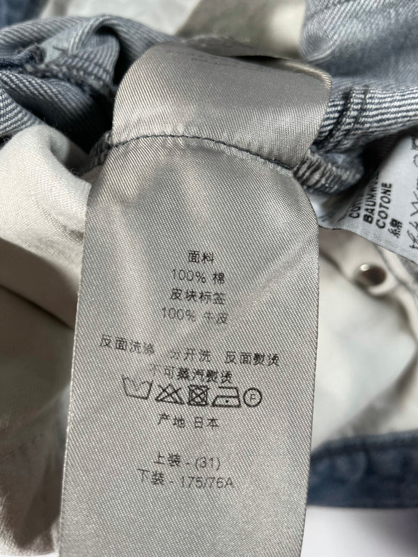 Dior Homme blue grey denim