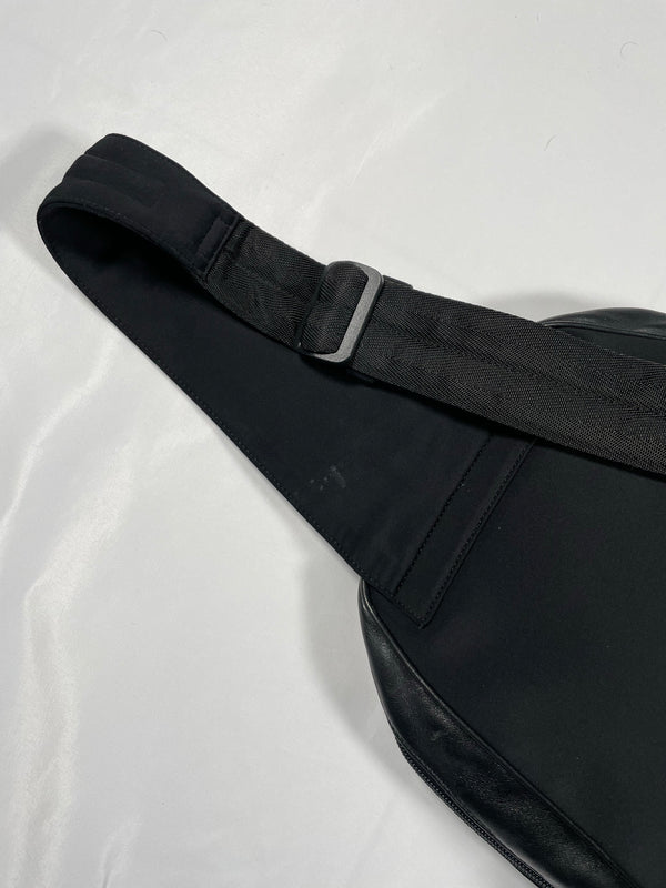 1999 Miu Miu black leather crossbody bag