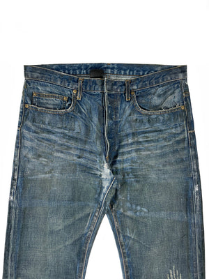 AW2003 Dior Homme waxed jeans