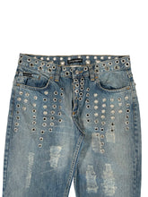 Load image into Gallery viewer, SS2006 Dolce &amp; Gabbana eyelet studded jeans
