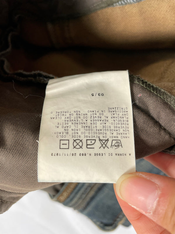 AW2005 Dolce & Gabbana double waisted cargo pants