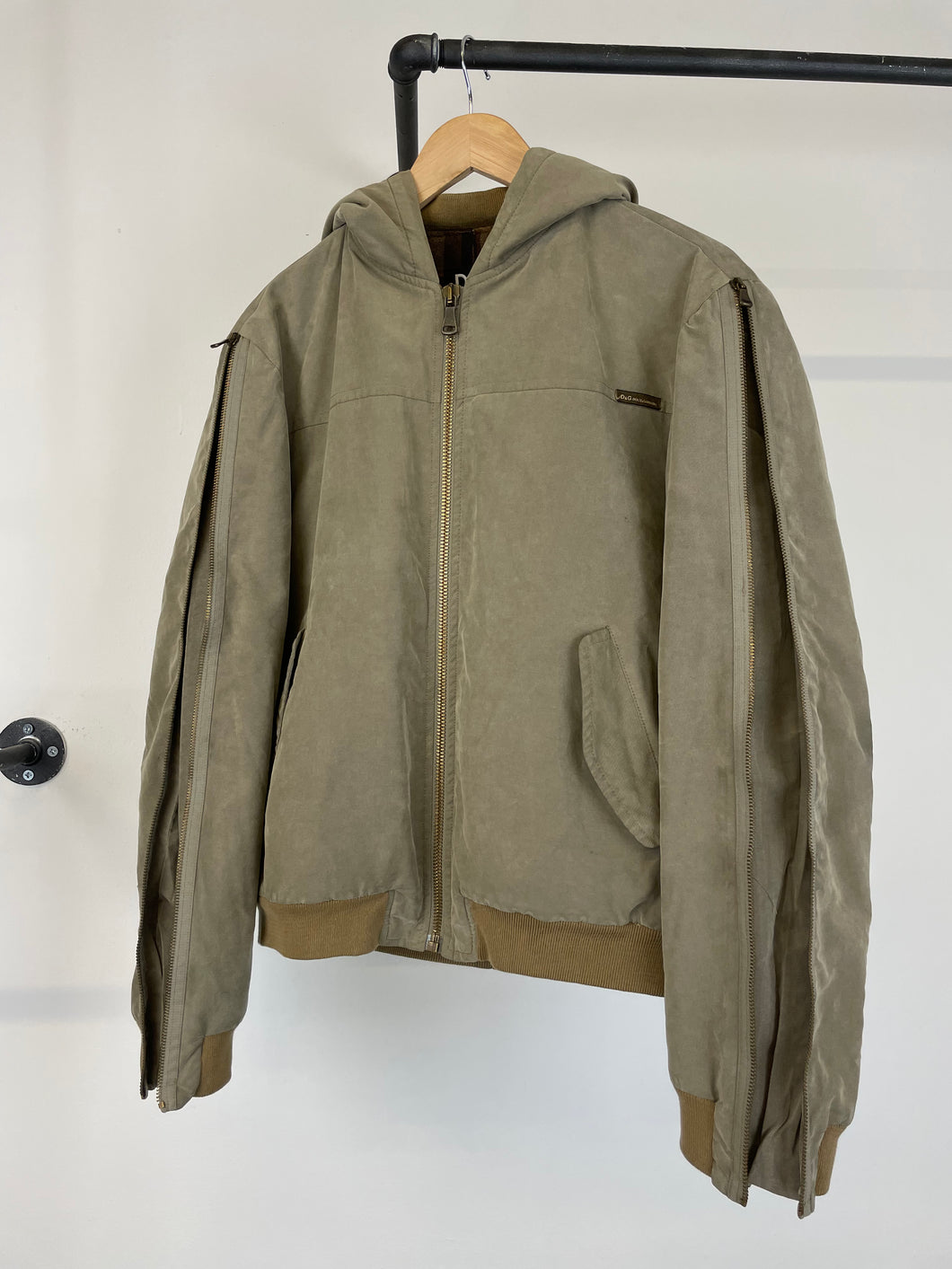 AW2003 Dolce & Gabbana zip sleeve bomber jacket
