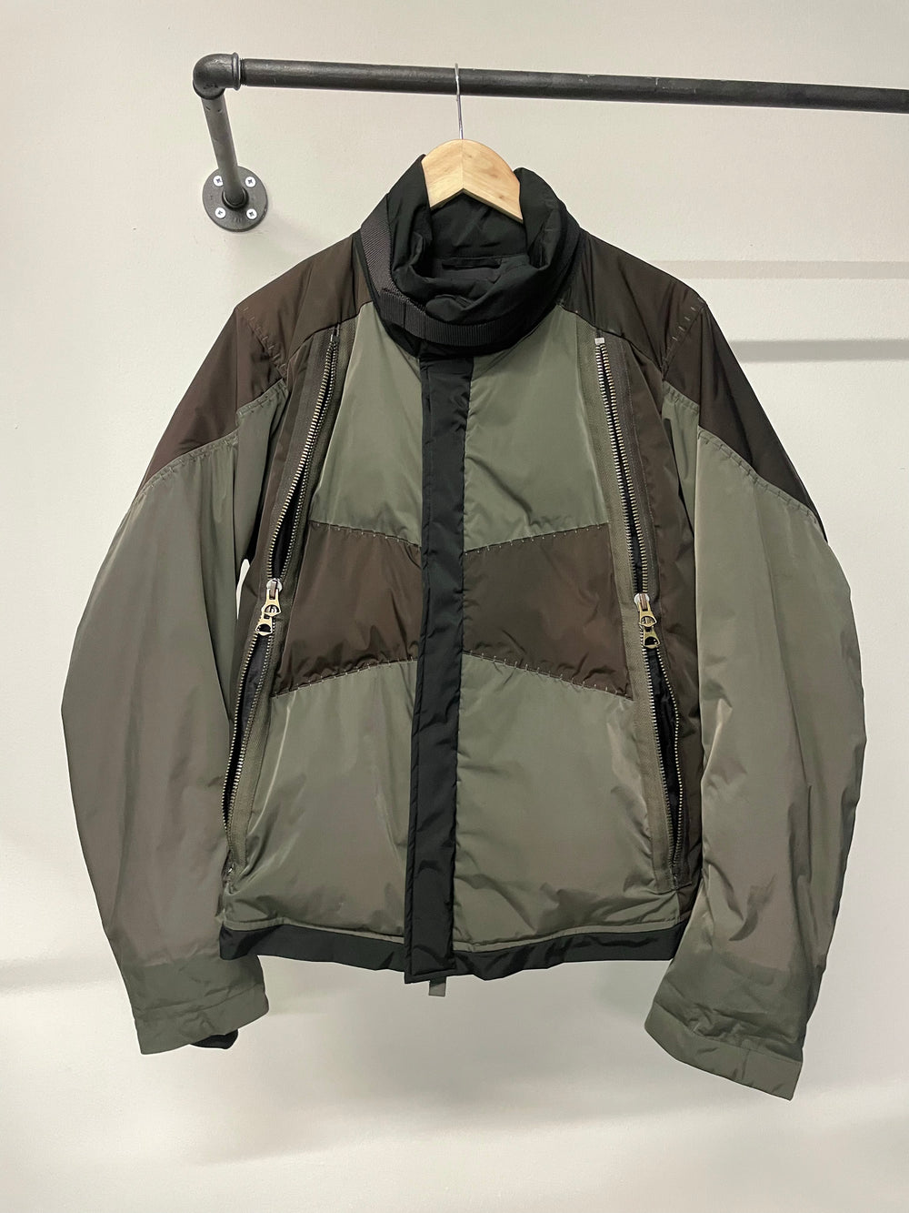 AW2007 Marithe Francois Girbaud 6 zip puffer jacket