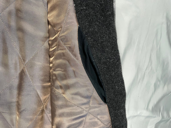 2000s Miu Miu iridescent varsity jacket