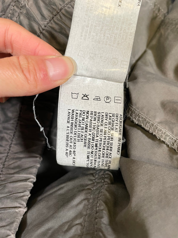 2000s Rick Owens dust grey creatch cargo pants