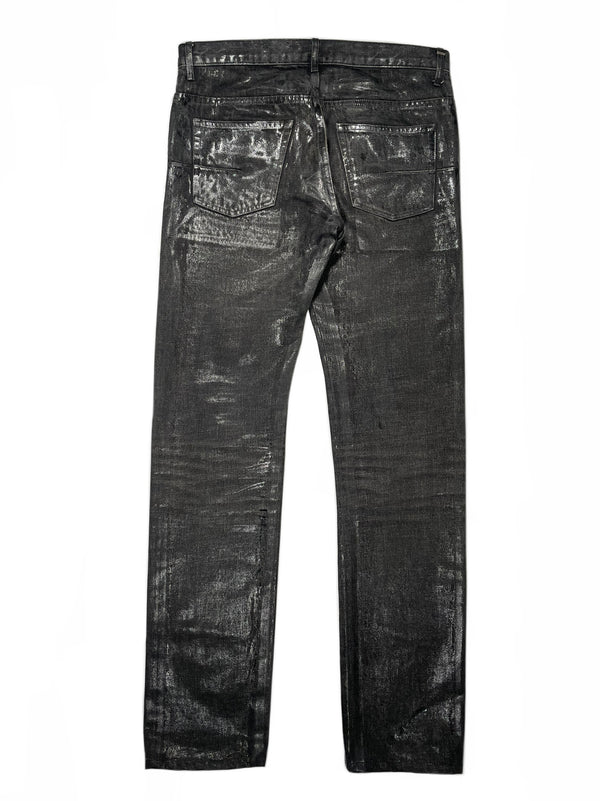 AW2003 Dior Homme “Luster” waxed denim
