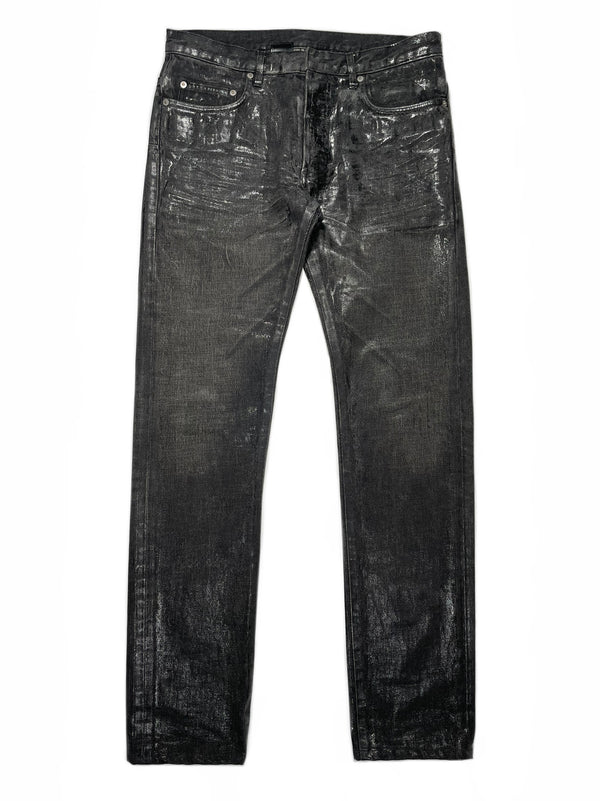 AW2003 Dior Homme “Luster” waxed denim